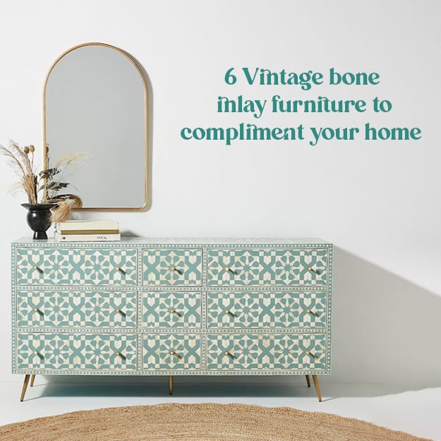 6 Vintage bone inlay furniture to compliment your home 