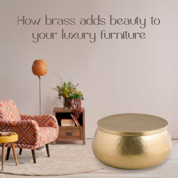 How does brass add beauty to your luxury furniture?